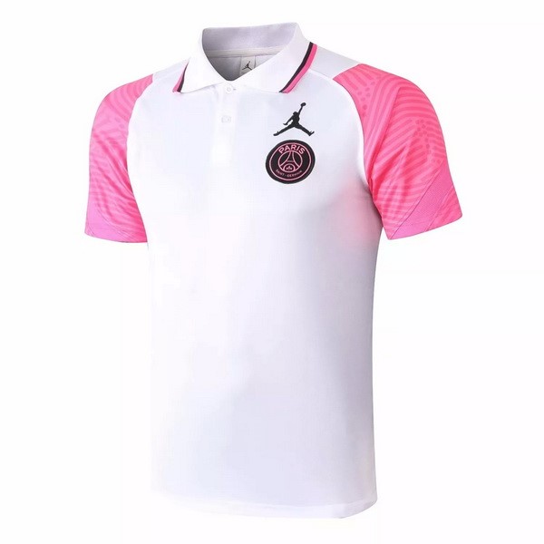 Polo Paris Saint Germain 2020-2021 Blanco Rosa